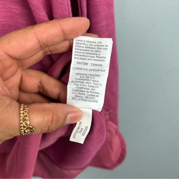 J.Crew mercantile long sleeve silky hem top size L round neck Style #H1730 - Picture 13 of 13
